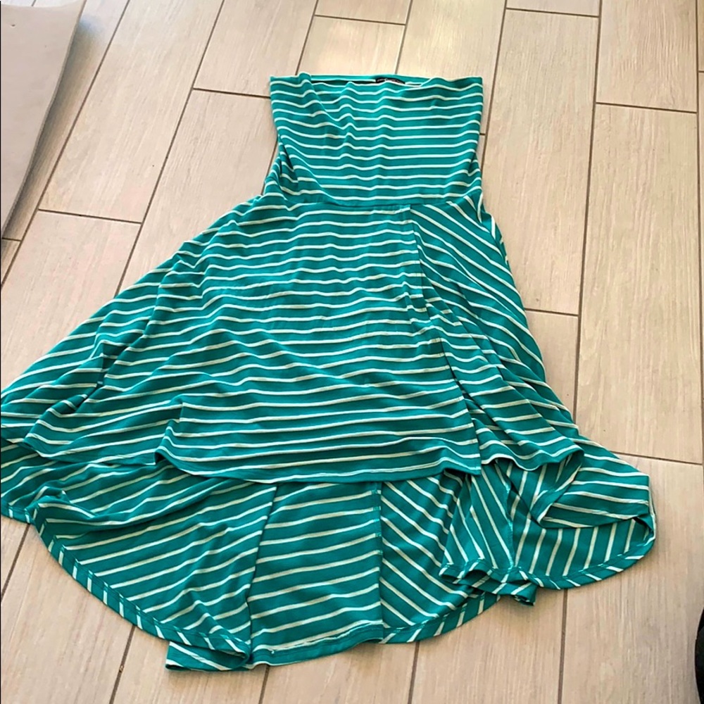 Tela and white striped dress or skirt!